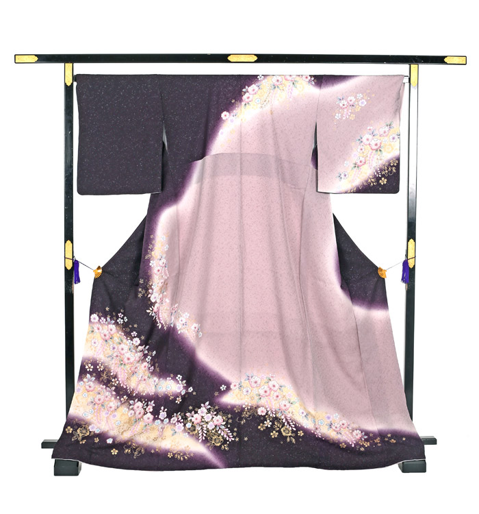 辻が花 訪問着 No.AA-2214-ワイド-MOサイズのレンタル｜きもの365