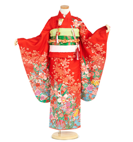 アンティーク風 正絹 七五三（子ども） 7歳 No.JA-5157のレンタル
