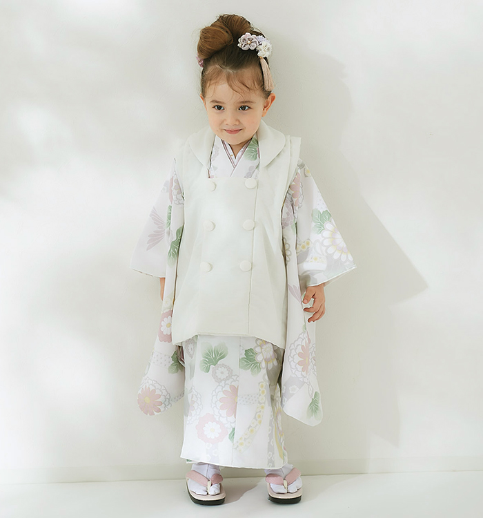 KOHARU 七五三（子ども） 3歳女の子（専用小物付）No.JE-0464の