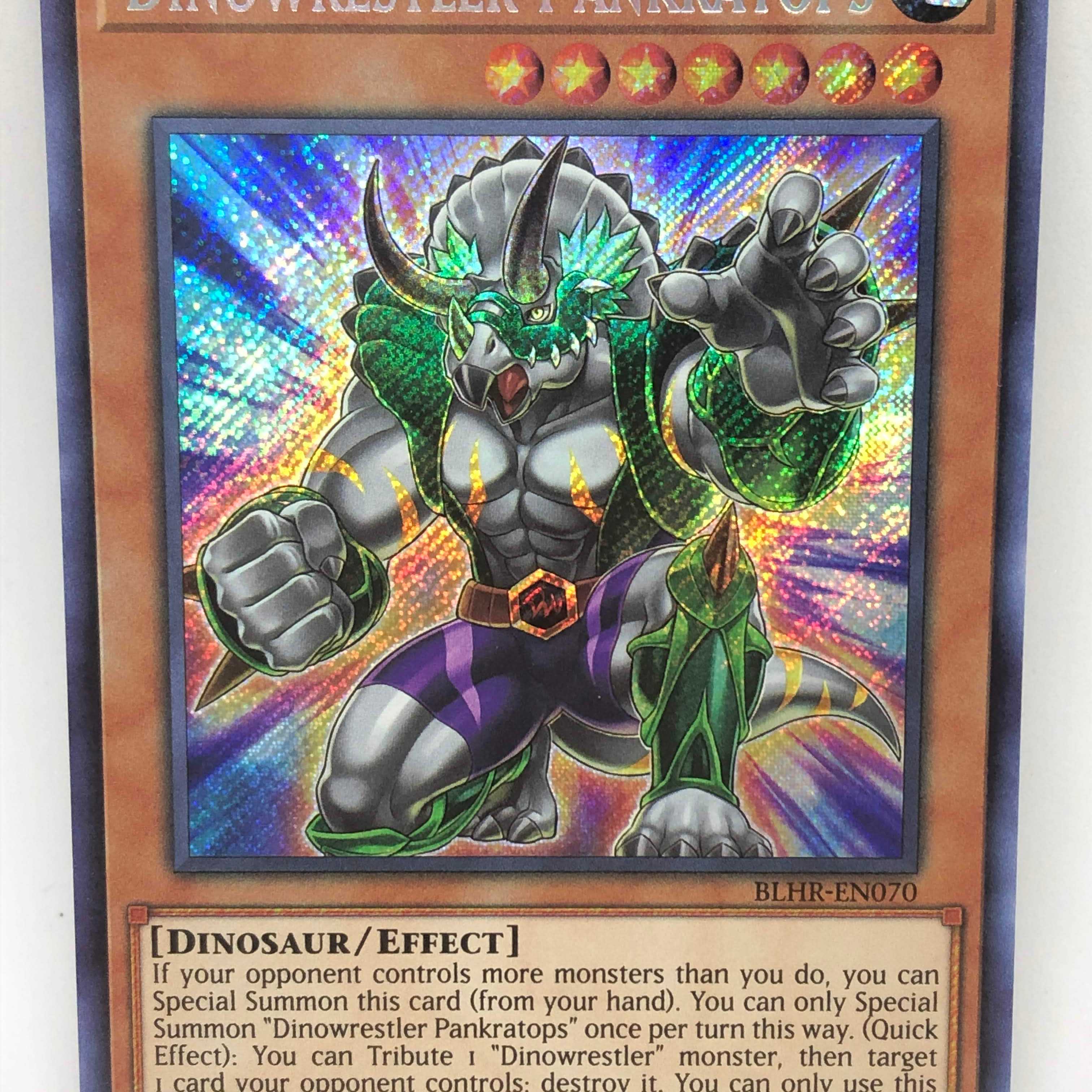 遊戯王 英語 ダイナレスラー・パンクラトプス 1st BLHR シークレット 1