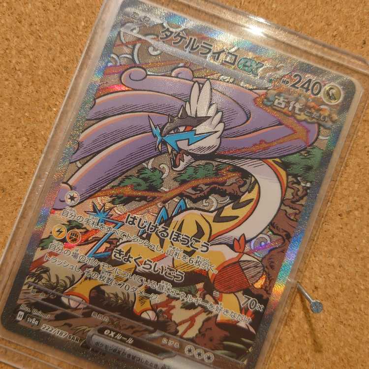 タケルライコex SAR 222/187 1枚の通販 カードコレクト屋 くらげ