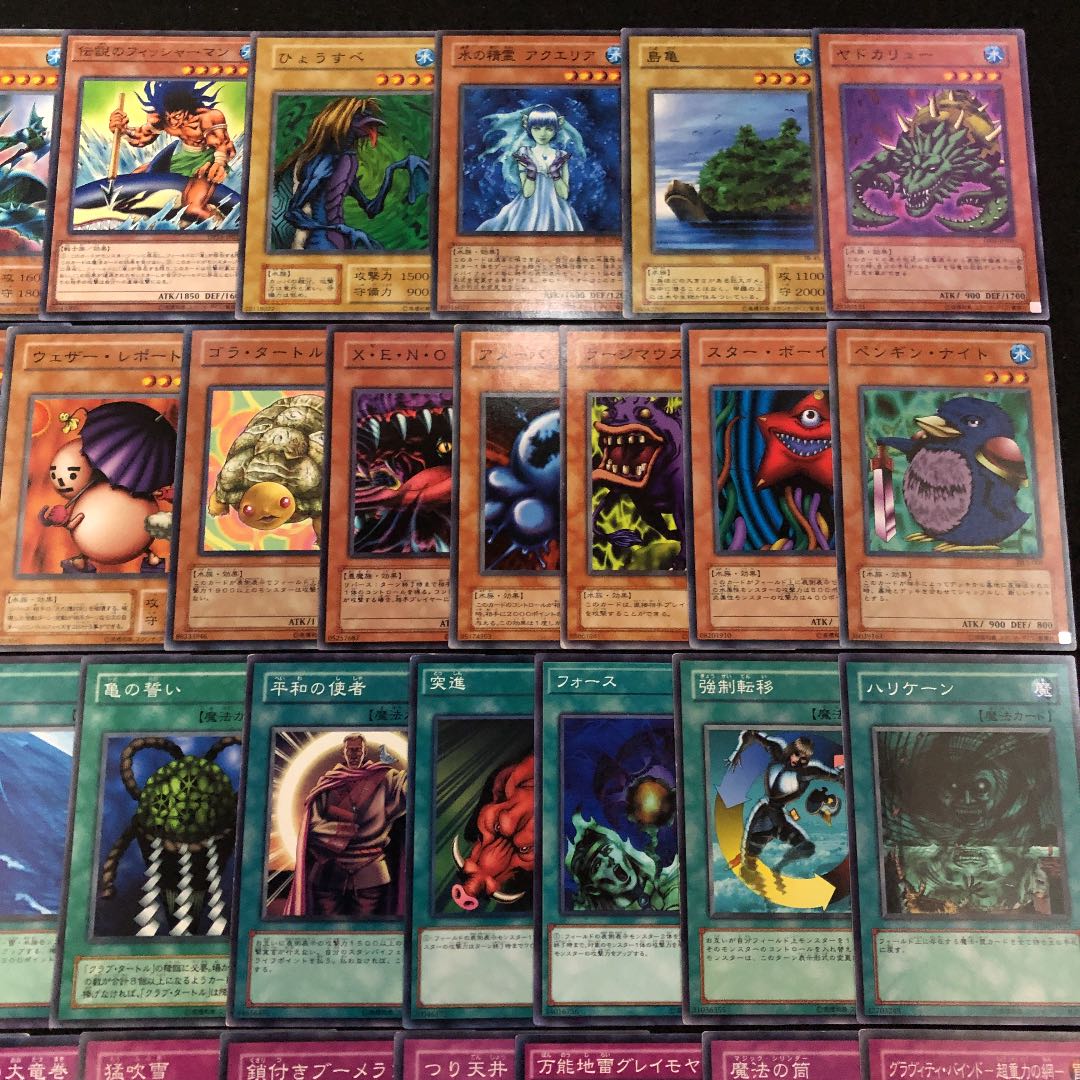 遊戯王 02環境 水属性 デッキ40枚 04環境 ゲートボール 30枚の通販