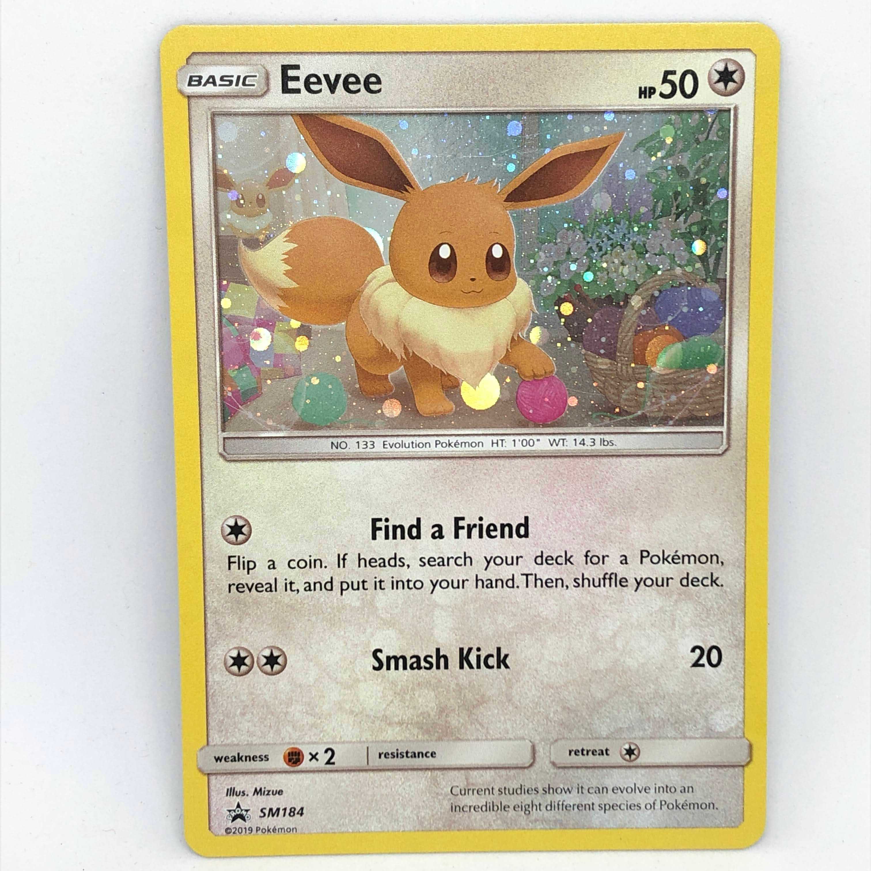 ポケモンカード 海外 イーブイ プロモ ホロ SM 英語 x3 1枚の通販