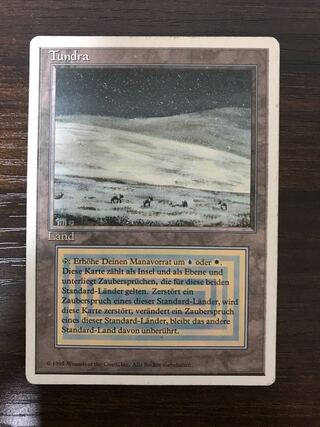 tundra/デュアラン/mtg/ドイツ語版/独語 1枚の通販 ポンチ（1642403801