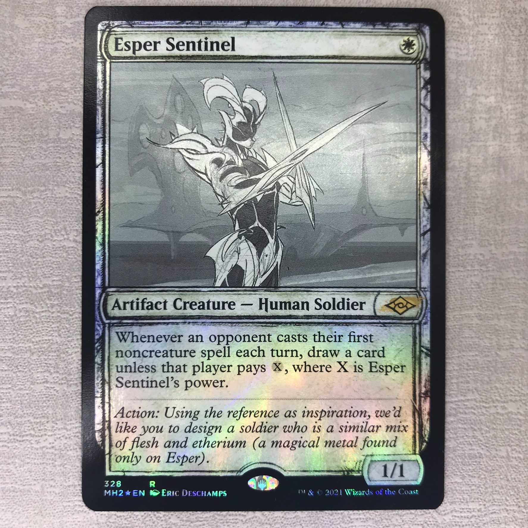 MTG エスパーの歩哨 Esper Sentinel 英語版 4枚 002)□旧枠