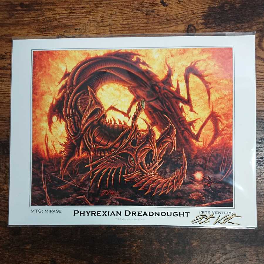 専用】ファイレクシアン・ドレッドノート シャドーサイン入りアート