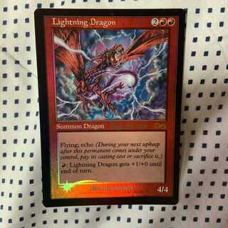 Foil】プレリリース《稲妻のドラゴン/Lightning Dragon》 1枚の通販