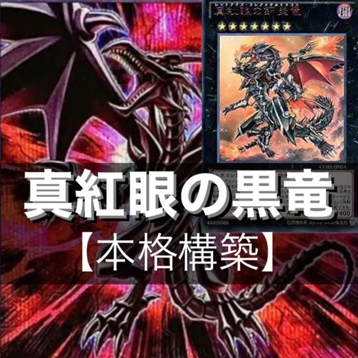 遊戯王 高レアリティレッドアイズデッキ40枚＋E X15枚＋α 遊戯王 本格