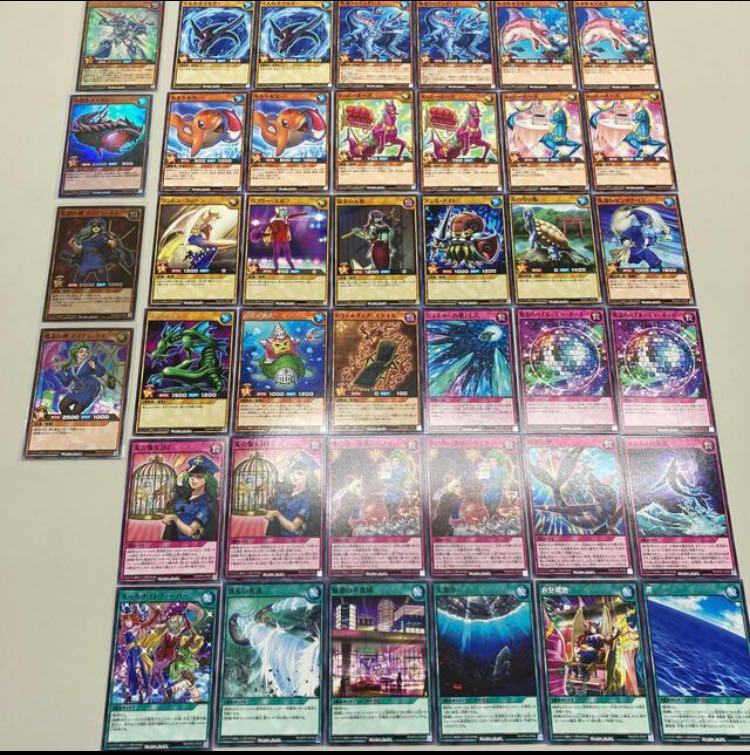 遊戯王ラッシュデュエル 水族+海竜族デッキ＆パーツ 1枚の通販 わかな