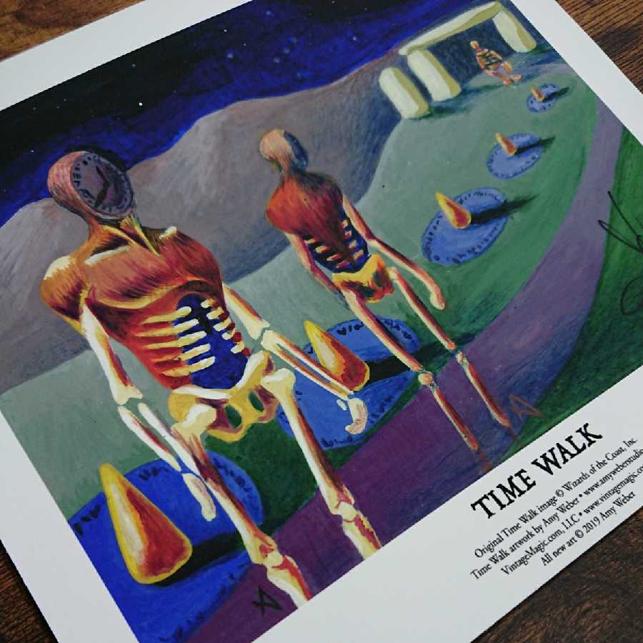 Time Walk》Amy サイン入りアートプリント/複製原画 1枚の通販