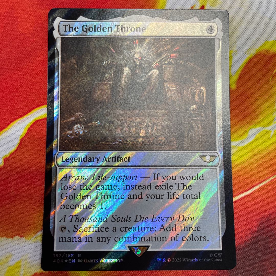 黄金の玉座 英語 サージfoil 1枚の通販 閉業しました。（1864512638