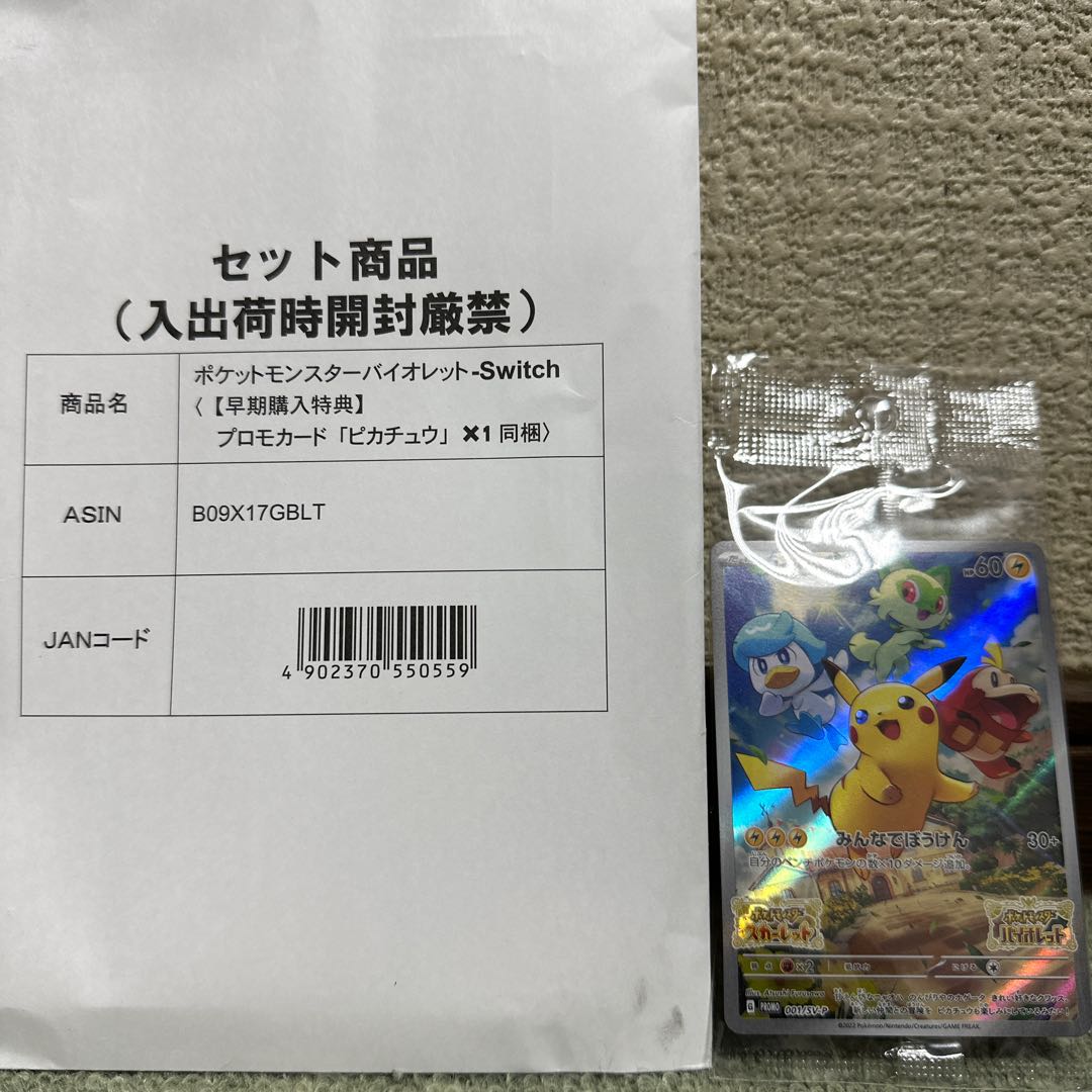プロモカード ピカチュウ みんなでぼうけん 1枚の通販 RYO（購入前に