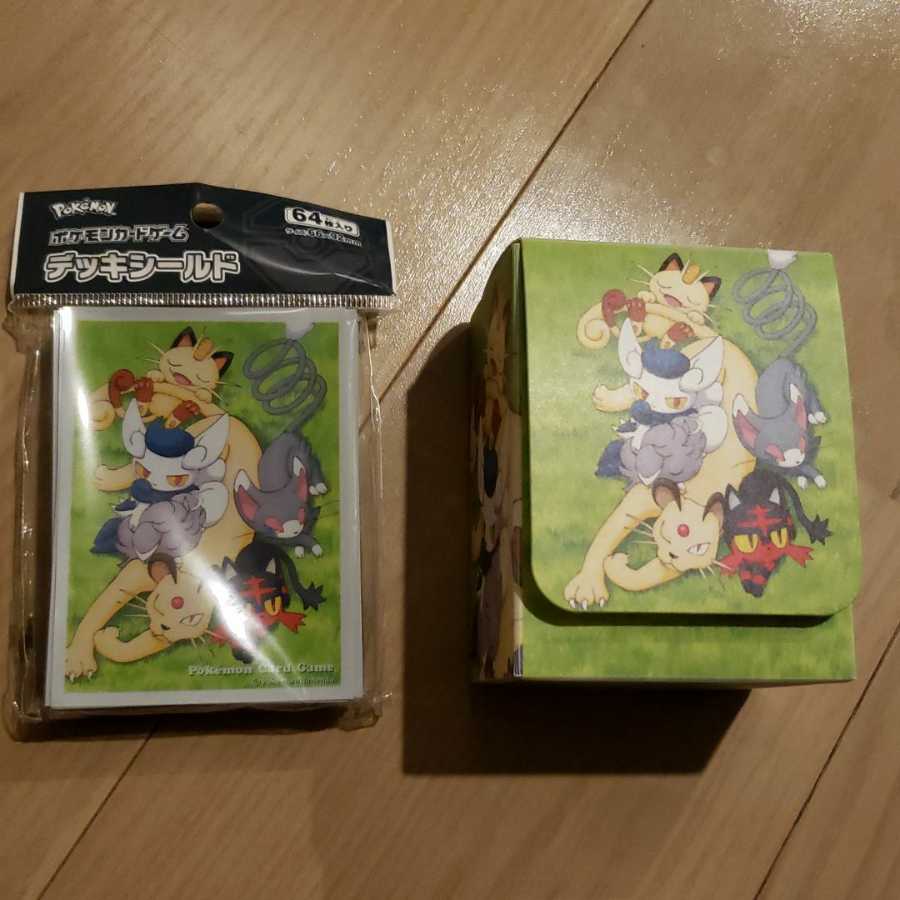 おひるねびより デッキケース デッキシールド 62枚 ねこ ポケモン