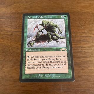 MTG 適者生存 4枚セット 適者生存/Survival of the Fittest》[EXO] 緑R