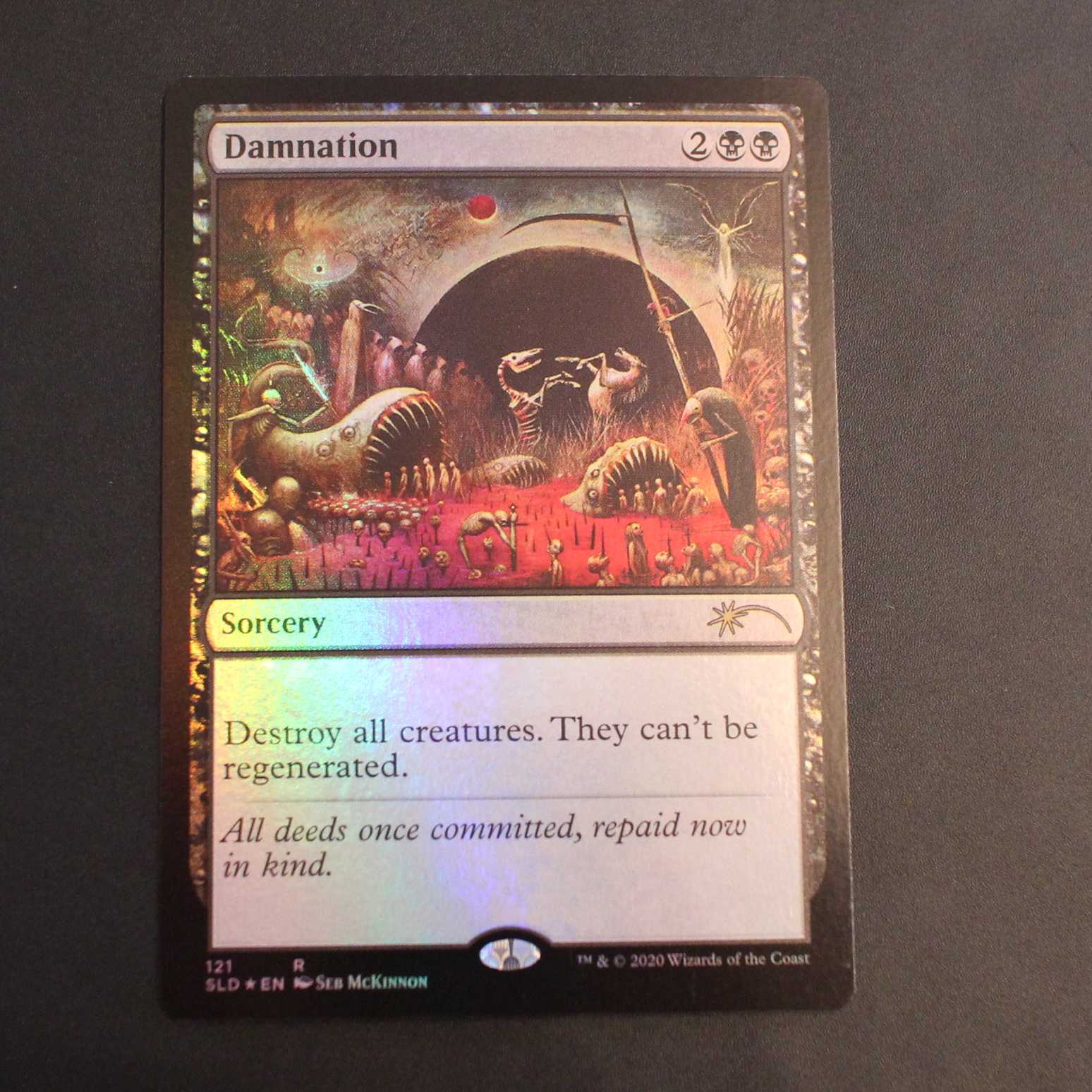 MTG （英語版）「滅び/Damnation」 滅び 英語foil 3枚 Foil《滅び