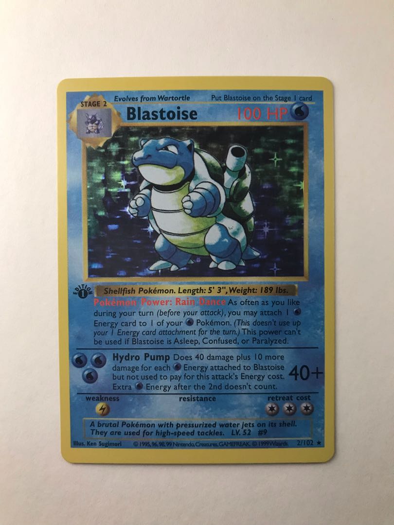 カメックス Blastoise☆第1弾拡張パック 海外版 Blastoise カメックス