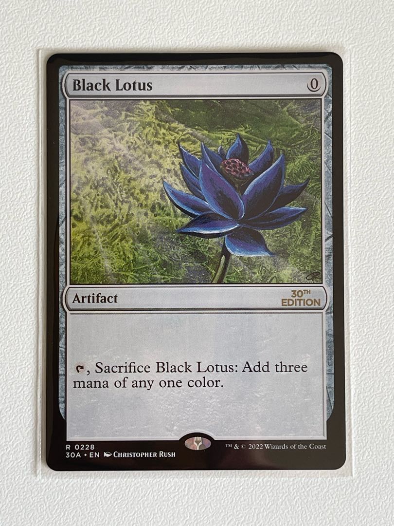 30th black lotus 新枠 1枚の通販 daiki（317244603） | magi