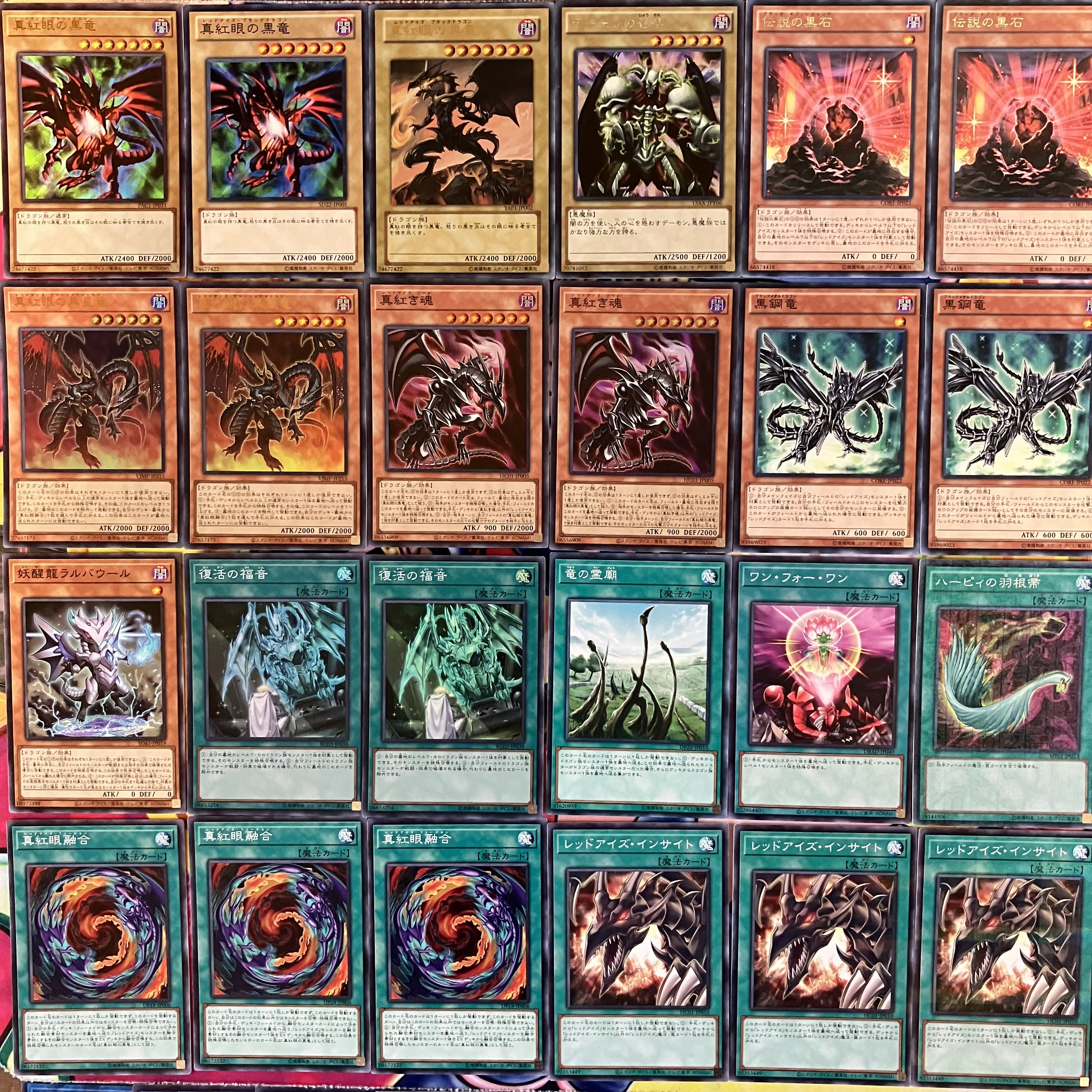 遊戯王 No.915 真紅眼の黒竜デッキ レッドアイズデッキ 1枚の通販 mi