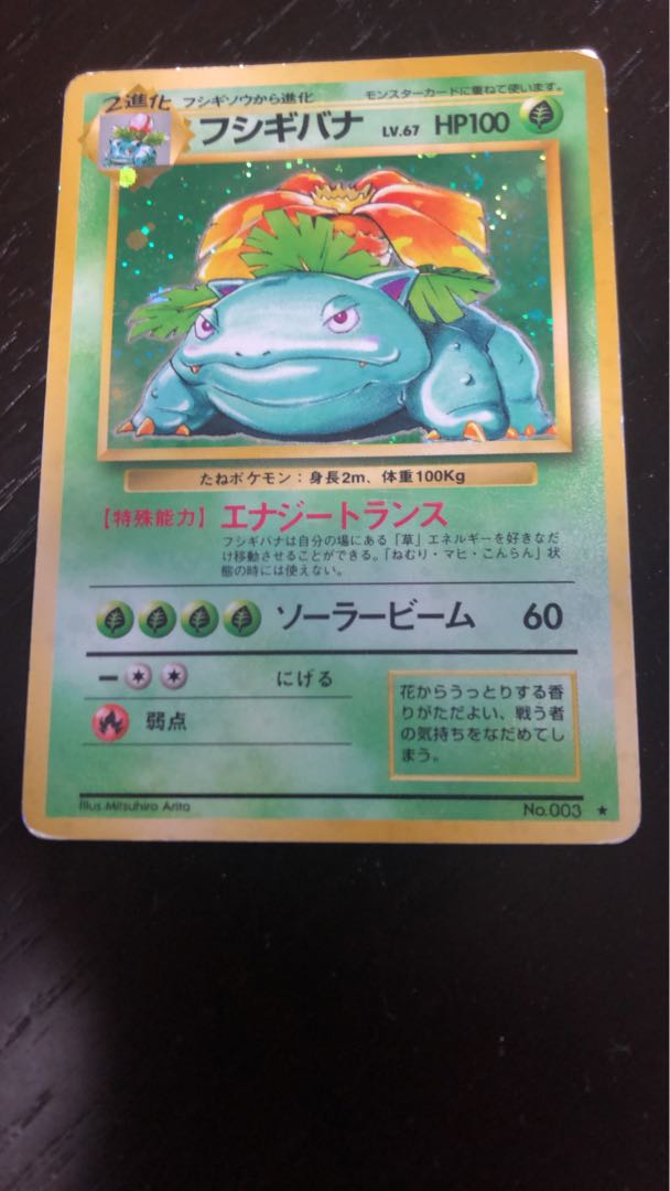 旧裏ポケモンカードフシギバナとキラ9枚プラスノーマル40枚 9枚の通販