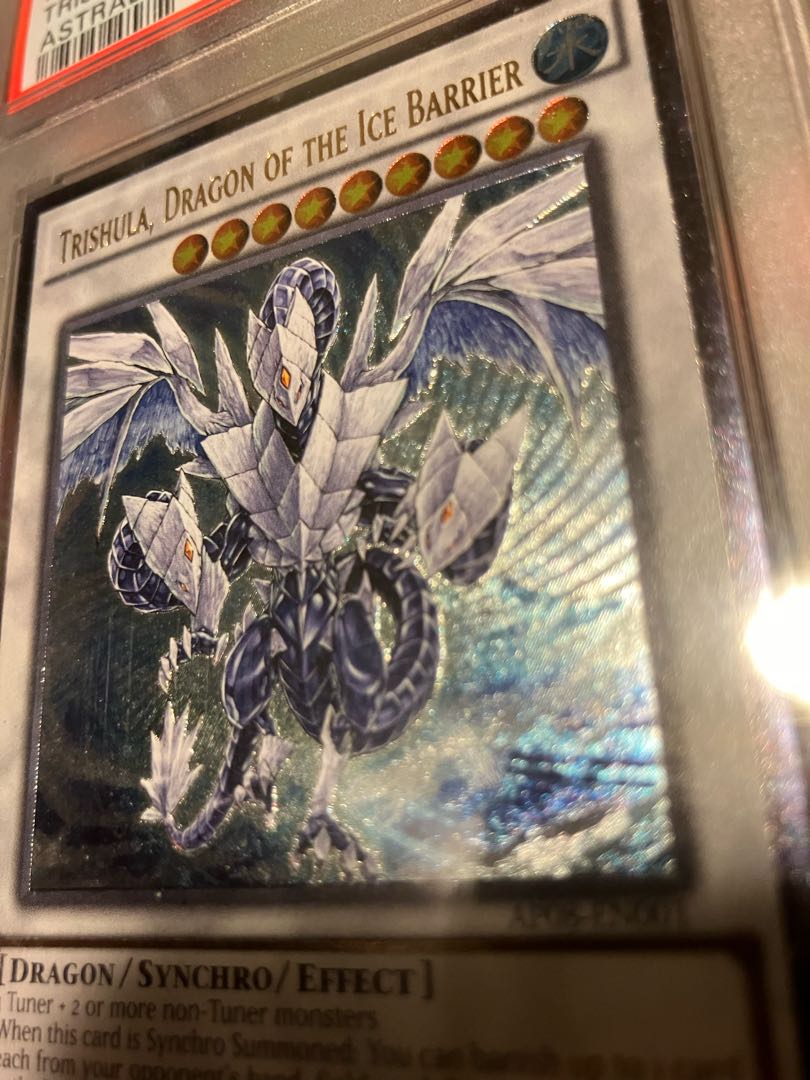遊戯王 氷結界の龍 トリシューラ レリーフ PSA 10アルティメットレア