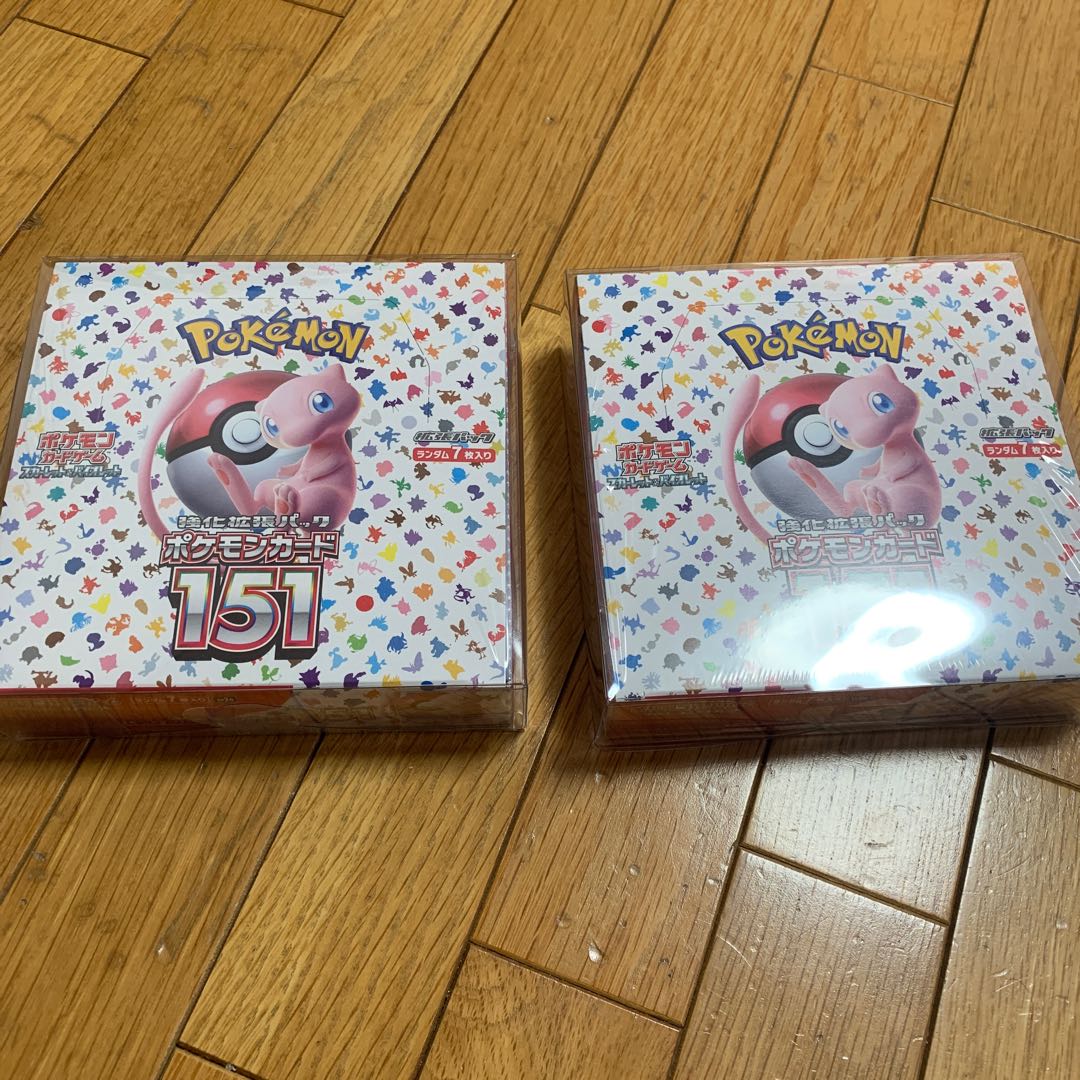 強化拡張パック「ポケモンカード151（イチゴーイチ）」 未開封BOX 2BOX