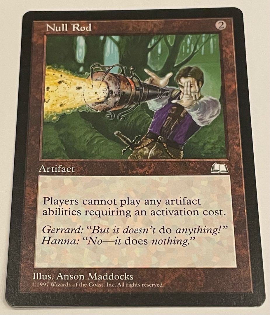 MTG null rod 無のロッド