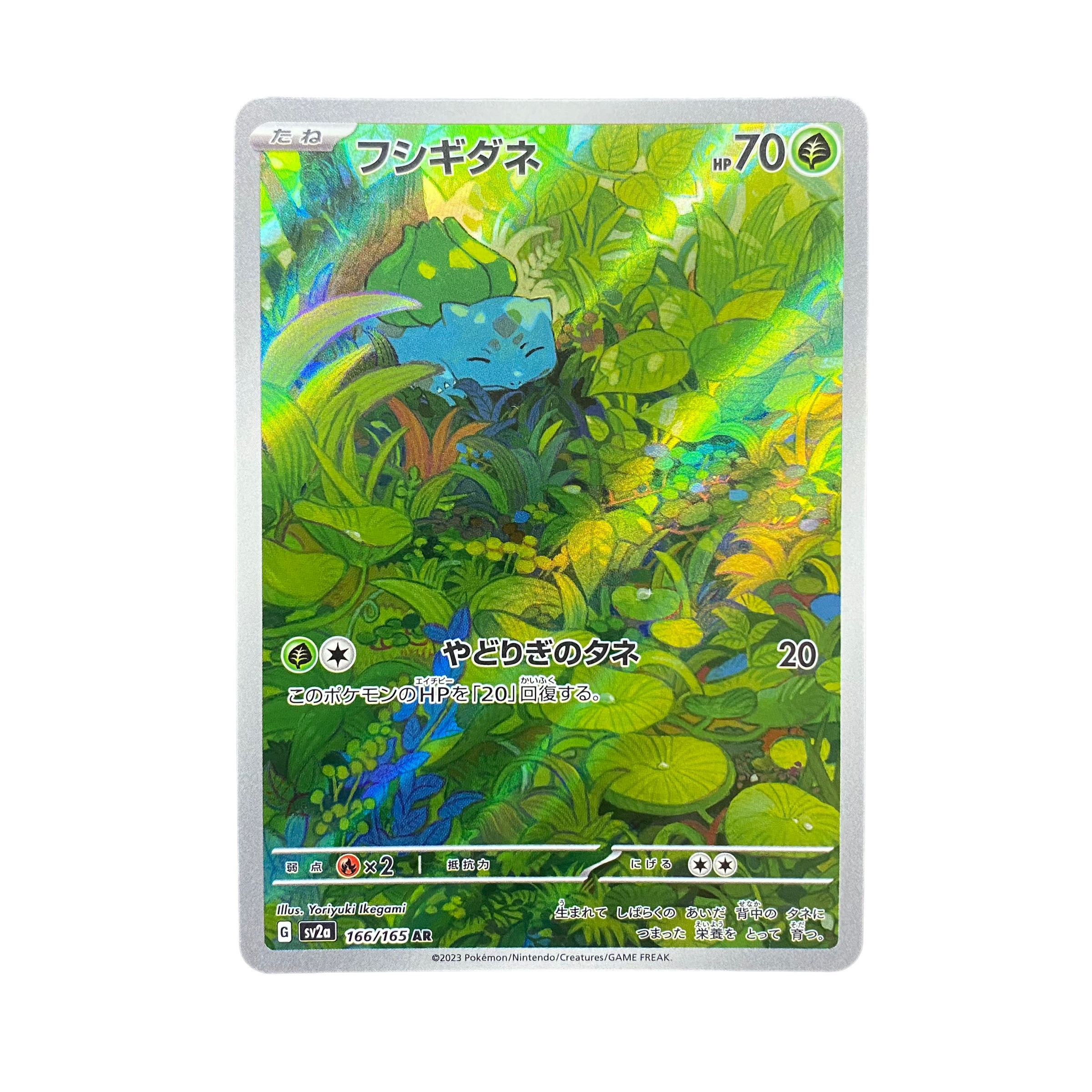 4529【ポケモンカード】フシギダネ 166/165〈AR〉 1枚の通販 CARD SHOP