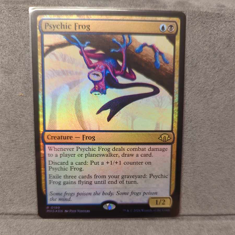 超能力蛙4枚セット 超能力蛙 旧枠 英語 4枚 超能力蛙/Psychic Frog 英