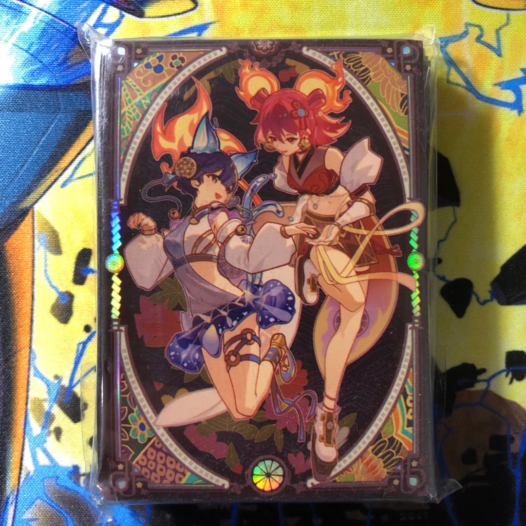 剣の御巫ハレ 鏡の御巫ニニ カード スリーブ 63×90 遊戯王 60枚入り 30