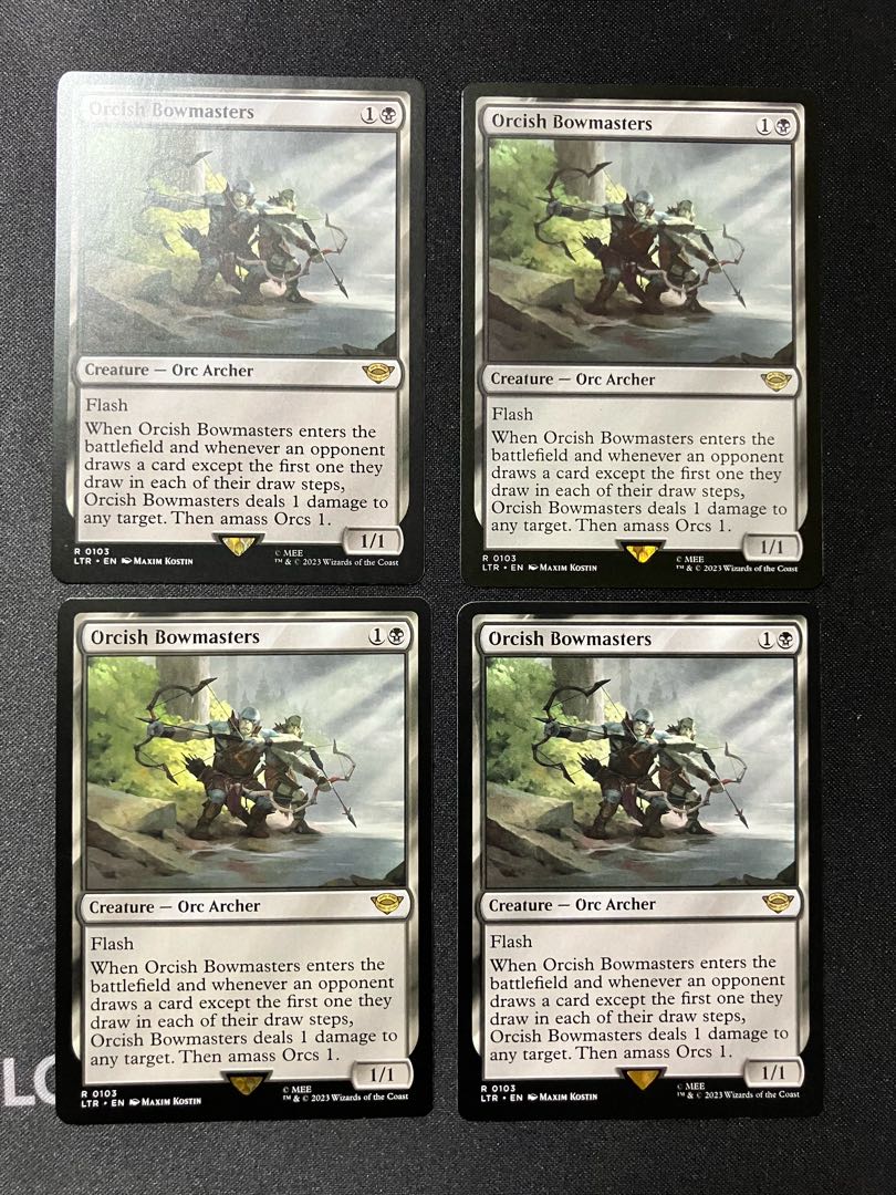 MTG オークの弓使い 英語 4枚セット オークの弓使い 英語版4