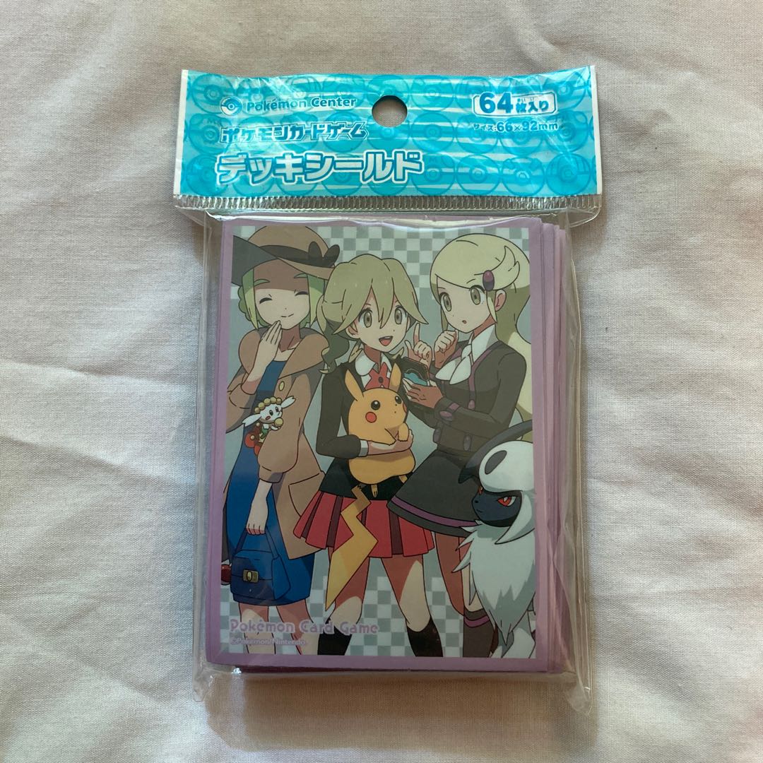 未開封品】ポケモンカードゲーム デッキシールド 「KALOS GIRLS!」64枚