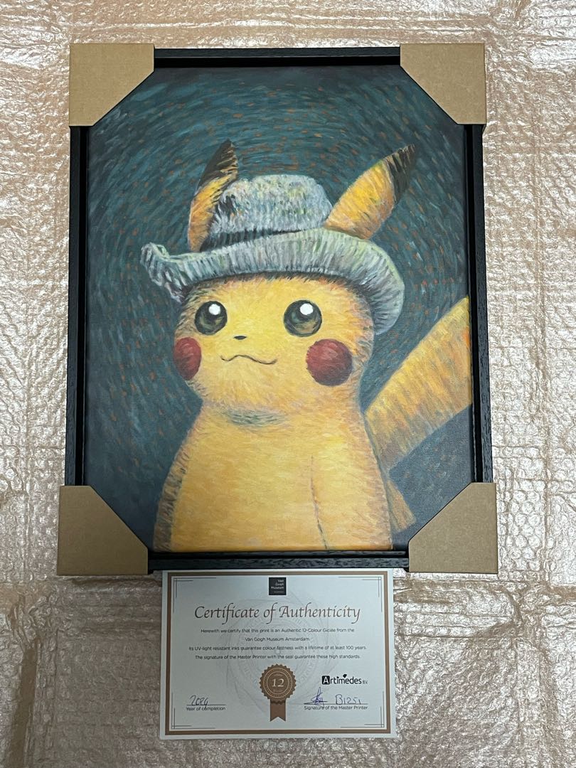 ゴッホピカチュウ キャンバスアート 1枚の通販 ユウセイ（298443681