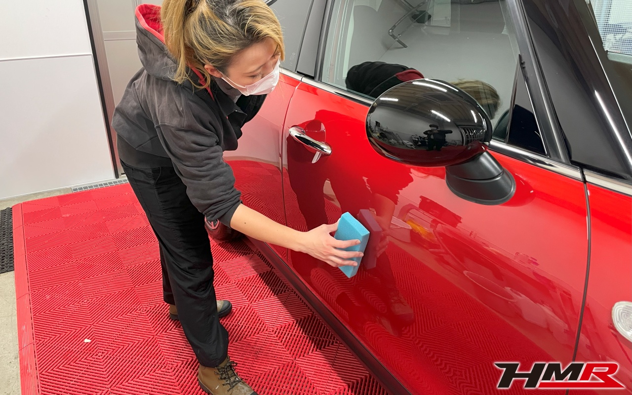 キーパーコーティング】MINI（XS20） ブレイジングレッド(38700km)に