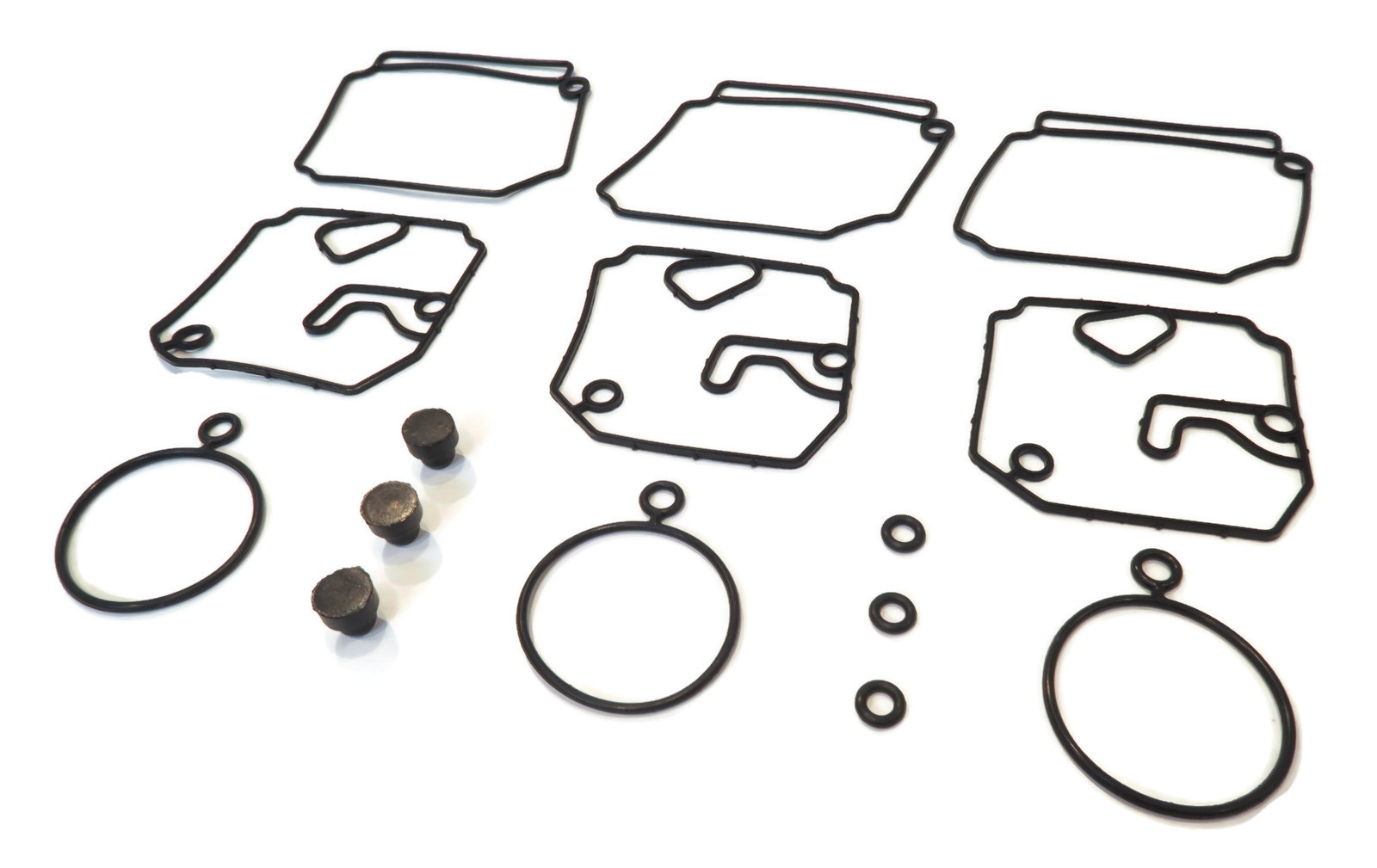 The ROP Shop Carburetor Repair Kit with Floats, Chamber Gaskets