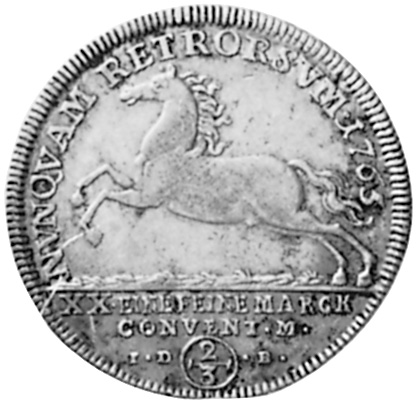 German States BRUNSWICK-WOLFENBÜTTEL 2/3 Thaler KM 973.1 Prices & Valu