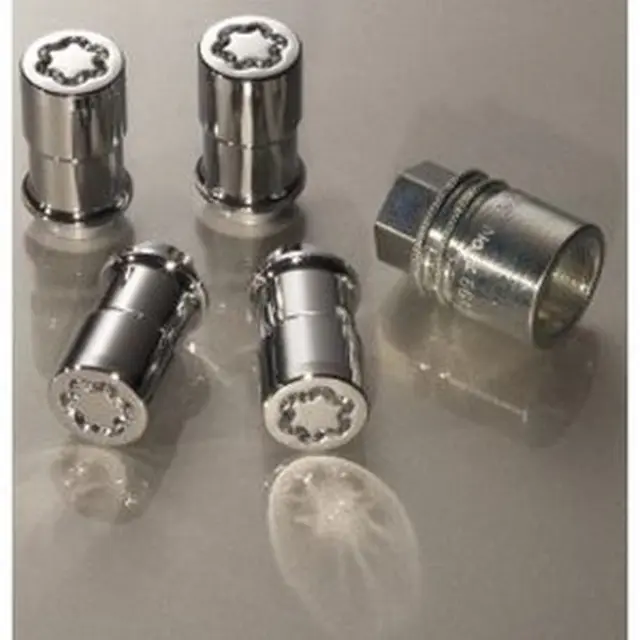 EK4Z-1A043-A - Wheel Locks - Chrome Plated For Exposed Lugs 2015