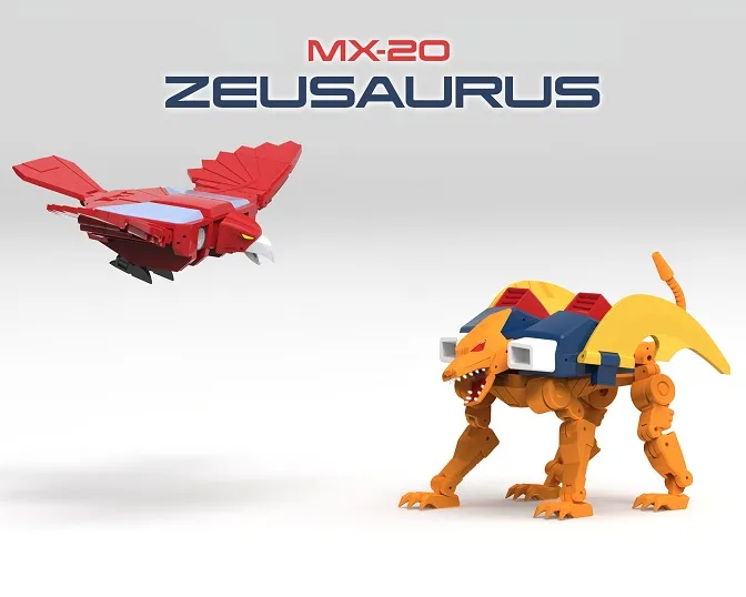 MX-20 Zeusaurus with Minions | XTransbots 3rd Party MP-Scale
