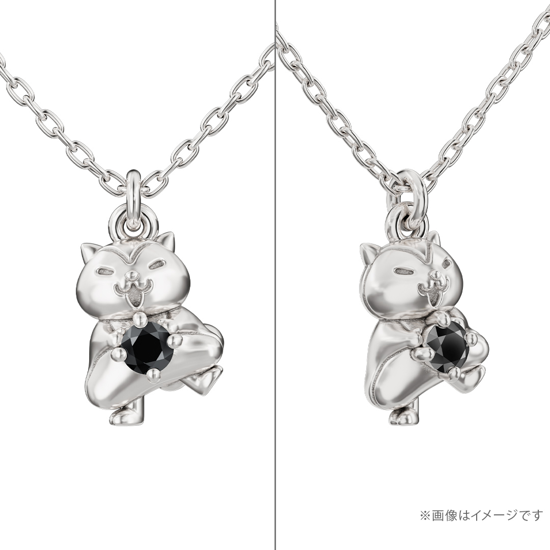 ガガンモ カラーストーン ネックレス シルバー925 ラヴィット！|U