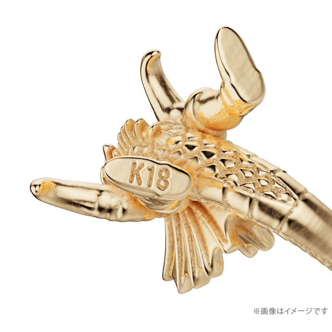 100体限定】「ガイガン」（1972）ミニフィギュア ゴールドモデル（K18