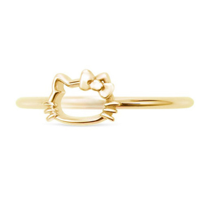 Hello Kitty リング K18イエローゴールド サンリオキャラクターズ|U