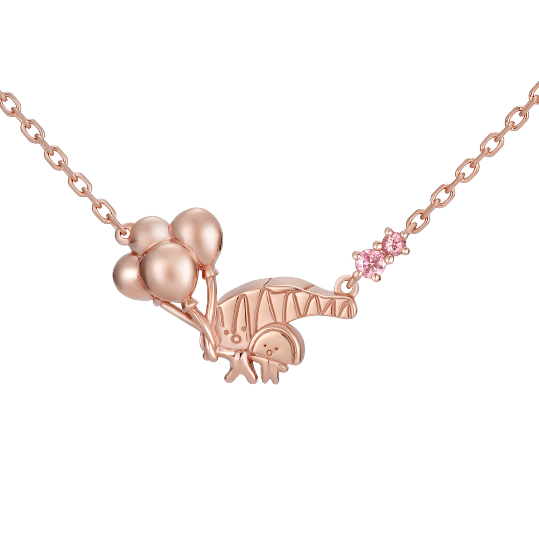 KIRIMIちゃん. ネックレス シルバー(ピンクゴールドコーティング