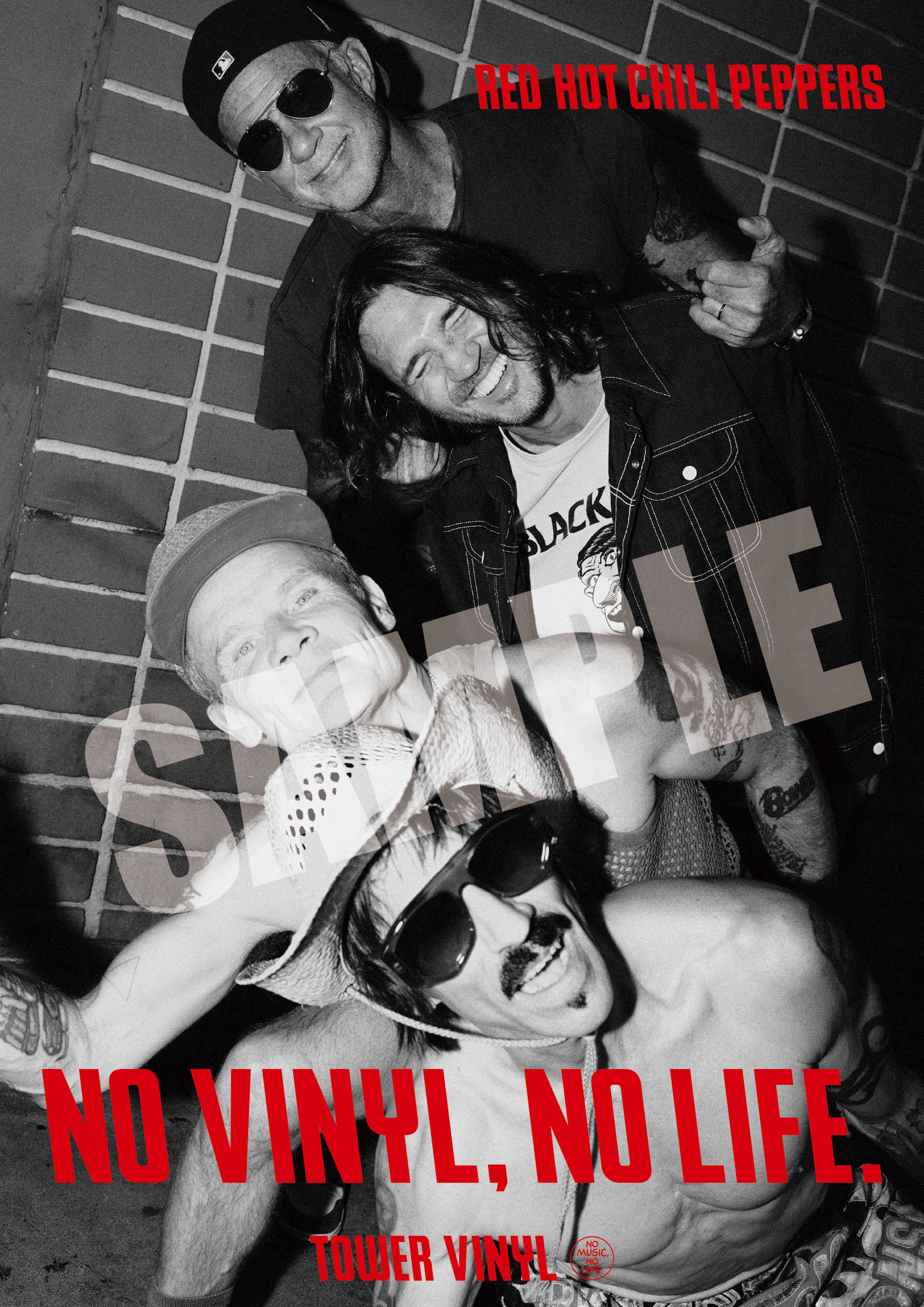 RED HOT CHILI PEPPERS×TOWER VINYL SHIBUYA『NO VINYL,NO LIFE