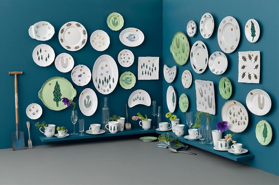 ベッキオジノリホワイト プレート20cm | GINORI 1735