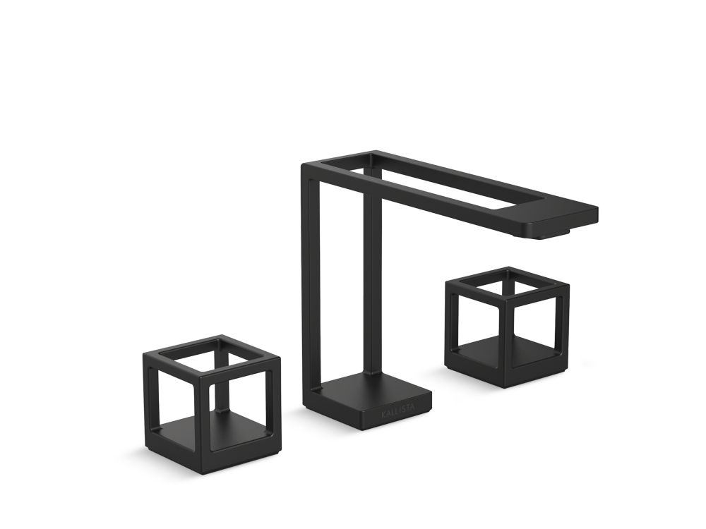Grid Widespread Sink Faucet, Cube Handles | P26100-CU | Kallista