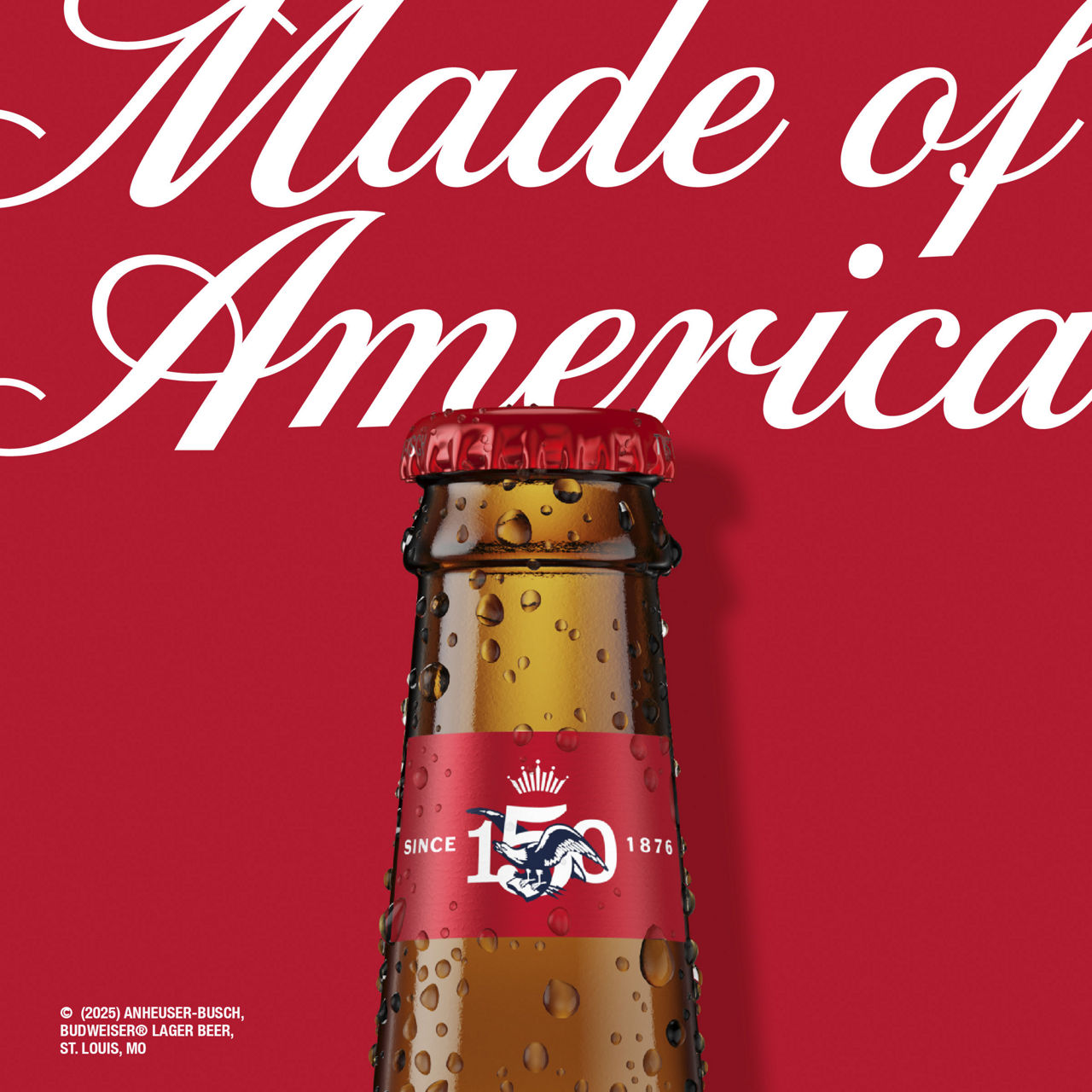 Buy Budweiser American Lager Beer 18 fl oz Bottle from Dollar