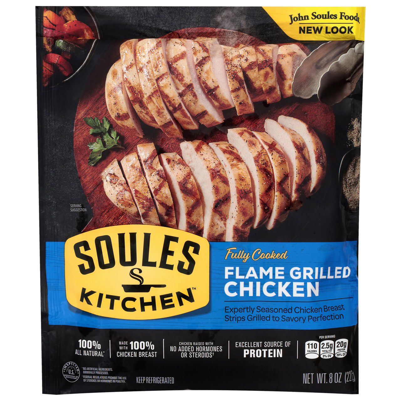 Buy Soules Kitchen Fully Cooked Flame Grilled Chicken, 8 oz from