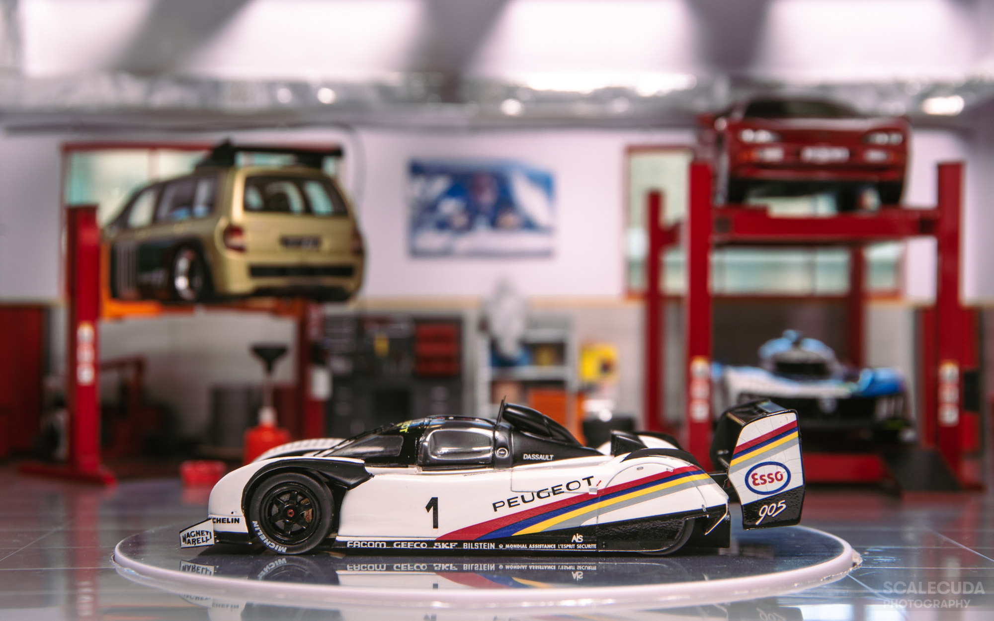 1/43 Peugeot 905 Evo II 1992 (Spark S1274) - Scale car photo 1/43