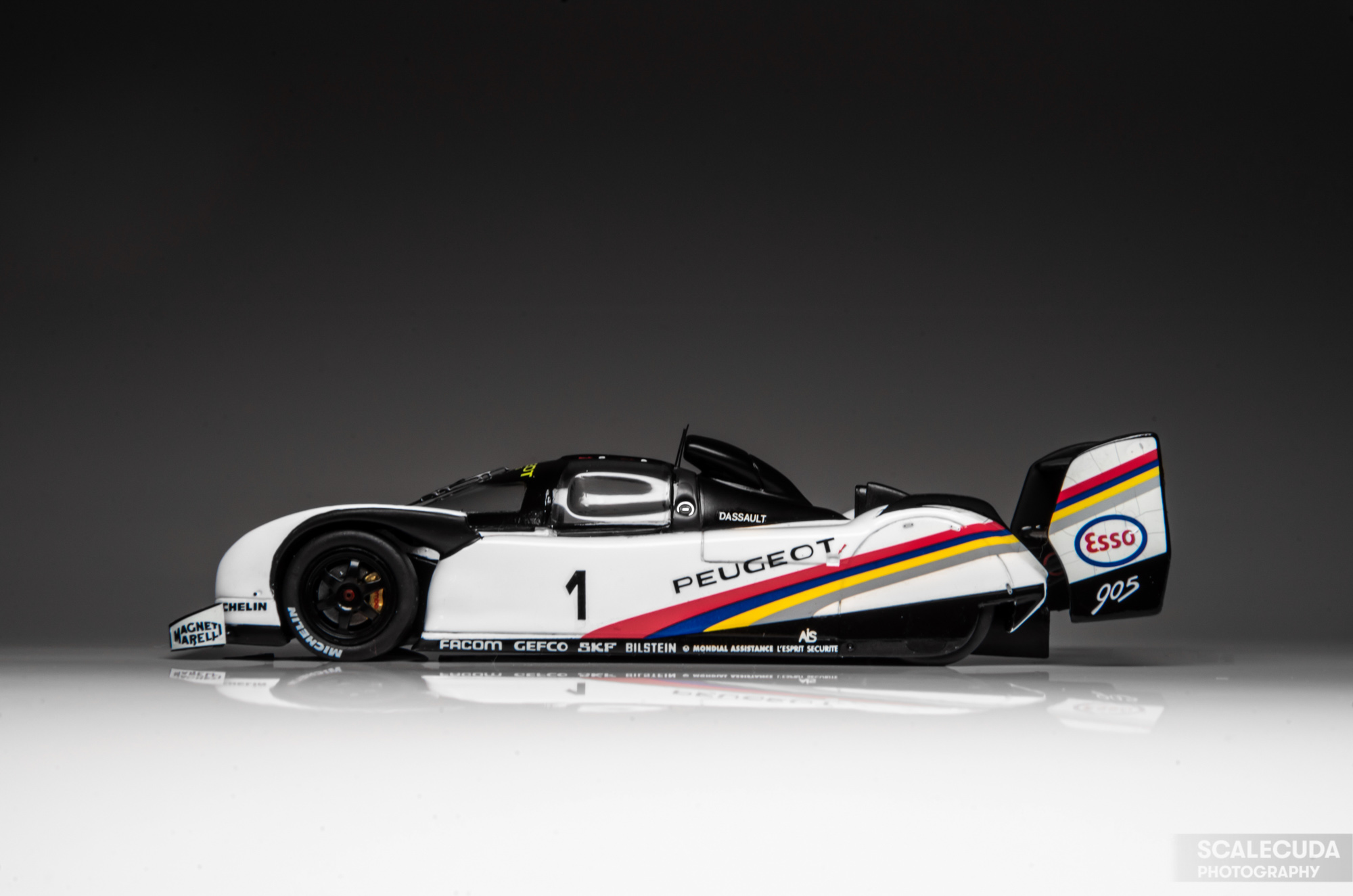 1/43 Peugeot 905 Evo II 1992 (Spark S1274) - Scale car photo 1/43