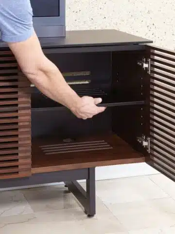 CORRIDOR FOUR DOOR LOW MEDIA CABINET - Scandinavia Furniture