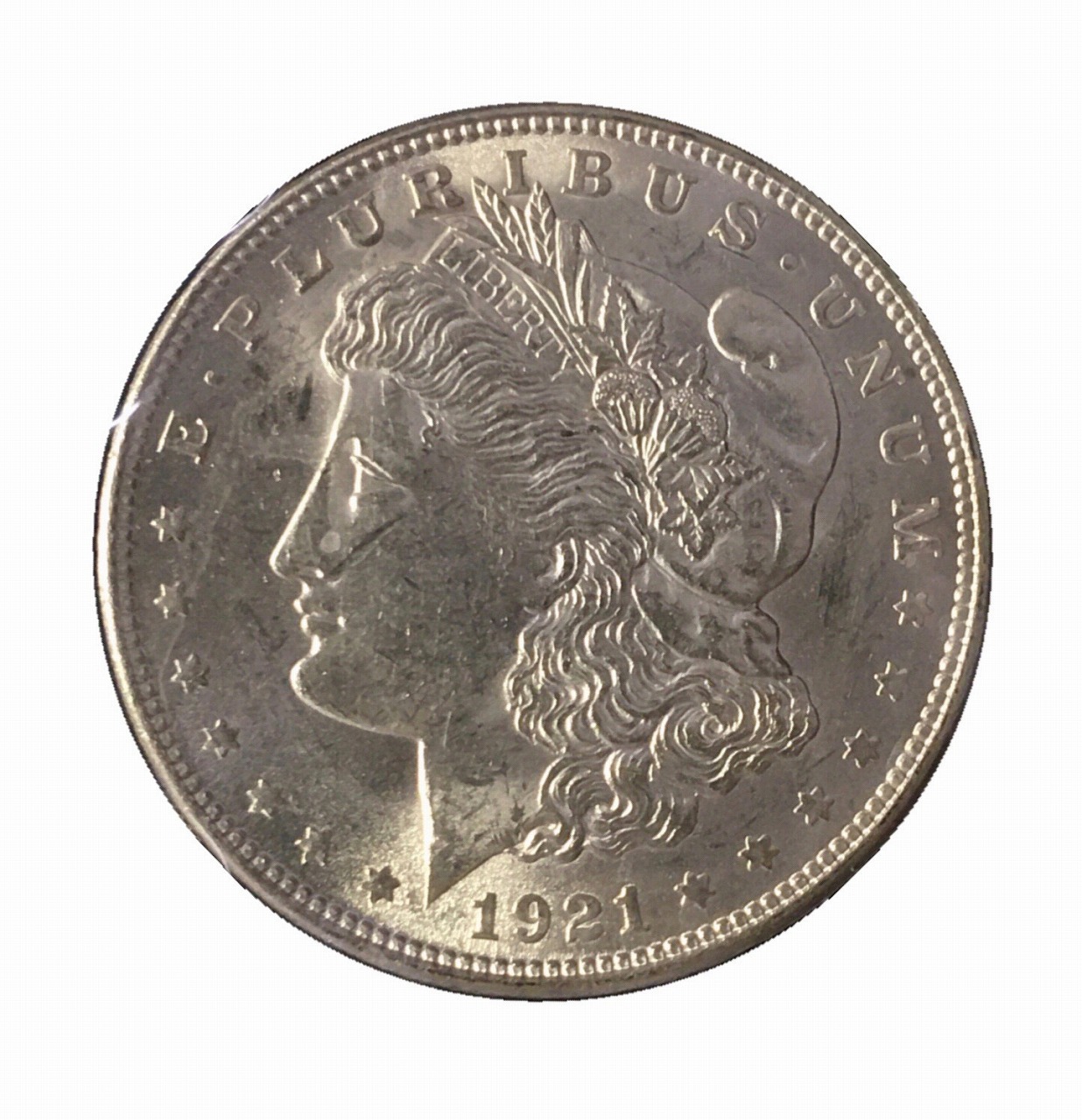 USA モルガンダラー 1ドル銀貨 1921年銘 自由の女神 準未品 | 収集ワールド